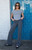 John Galt Women's Gray Anastasia Baggy Sweatpants - 0844601600365