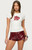Edikted Women's My Sweet Strawberry Button T-Shirt - 0262609690017