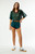 adidas Women's Green Satin Shorts - 0821000250008