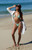 Pacsun Women's Green Striped Summer Reversible Side Tie Bikini Bottom - 0811451180286030