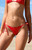 Pacsun Women's Red & Yellow Floral Summer Side Tie Bikini Bottom - 0811451180308824
