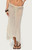 Edikted Women's Isla Handkerchief Sheer Knit Midi Skirt - 0269609690024