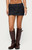 Edikted Women's Leire No Waistband Denim Mini Skort - 0269609690025