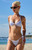 VDM The Label Women's Gingham & Polka Dot Delilah Reversible Side Tie Bikini Bottom - 0825603500005