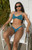 BIKINI LOVERS Women's Priscilla Lurex Bralette Bikini Top & High Cut Bikini Bottom Set - 0825611820002