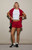 Pacsun Women's Red Ultra Soft Fleece Core Mini Sweat Shorts - 0821461580038