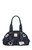 True Religion Women's Dark Denim Multi Patch Satchel Bag - 0276141730055