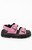 Dr Martens Women's Pink Zebzag Suede Platform Sandals - 0580522360004