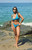 Pacsun Women's Blue Ellie Scrunch Bralette Bikini Top - 0810451180155040