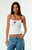 Ed Hardy Women's Retro Tiger Embroidered Tank Top - 0702604740013
