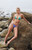 Pacsun Women's Striped Summer Reversible Side Tie Bikini Bottom - 0811451180349092