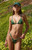 Snorkelbear Women's Plaid Cosmic High Cut Curtain Bikini Bottom - 0825611620006