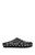 AZALEA WANG Women's Black Marsha Grommet Flat Mules - 0275611590014