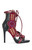AZALEA WANG Women's Shainia Black Western Gladiator Stiletto Heels - 0275611590018