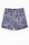Pacsun Men's Gray Oil Dye 4.5" Swim Trunks - 0150603490267