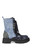 AZALEA WANG Women's Providence Denim Bandana Combat Boots - 0275611590045