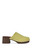 AZALEA WANG Women's Walinda Citron Studded Clogs - 0275611590054