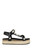 AZALEA WANG Women's Watkins Black Western Sandals - 0275611590055