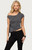 Edikted Women's Asymmetric Off Shoulder Wrap Top - 0263609690189