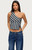 Edikted Women's Button Striped One Shoulder Top - 0263609690193
