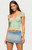 Edikted Women's Shoulder Tie Lacey Sheer Mesh Top - 0263609690220