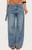 Edikted Women's Buttoned Waist Low Rise Baggy Jeans - 0267609690064