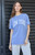 John Galt Women's Dark Gray Penelope New York Oversized T-Shirt - 0704601601901
