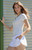 John Galt Women's White Summer Thermal Shorts - 0842601600367