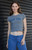 John Galt Women's Gray Ashlyn New York T-Shirt - 0790601600521