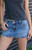 John Galt Women's Medium Blue Low Rise Jean Skirt - 0845601600076