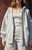 John Galt Women's Cement Christy Zip Up Oversized Hoodie - 0793601600246