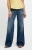 Pacsun Women's Casey Low Rise Baggy Jeans Stacked Scoop Pocket Dark Blue - 0860454210416