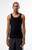 Pacsun Men's Black Script Ribbed Tank Top - 0124468680061