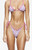 LIONESS Women's Rose Drift Side Tie High Cut Bikini Bottom - 0825511950002