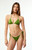 Pacsun Women's Green Summer Shine Triangle Bikini Top - 0810451180123030