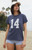 John Galt Women's Navy 14 Chloe T-Shirt - 0790601600339