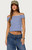 Edikted Women's French Terry Striped Off Shoulder Top - 0263609690234