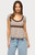 Edikted Women's Sady Contrast Striped Babydoll Top - 0263609690252