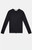 Fear of God ESSENTIALS Women's Vintage Black Signature Ribbed Knit Long Sleeve Zip Up Top - 0192610120140103