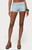 Edikted Women's Chantal Striped Foldover Shorts - 0266609690066