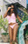 Pacsun Women's Butterfly Print Heather Side Tie Cheeky Bikini Bottom - 0811451180387617
