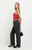 Pacsun Women's Alex Relaxed Straight Jeans Black - 0860602840134