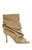 AZALEA WANG Women's Light Brown Apex Stiletto Booties - 0275611590059