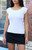 John Galt Women's Grey Ginny Off-The-Shoulder Top - 0704601601934