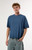 Pacsun Men's Blue Oil Dye Waffle Knit T-Shirt - 0120468680647