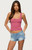 Edikted Women's Striped Built In Bra Tank Top - 0260609690121