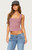 Edikted Women's Striped Built In Bra Tank Top - 0260609690121