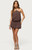 Edikted Women's Mikaela Drop Waist Mini Dress - 0271609690081