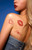 NEVER HAVE I EVER Women's XOXO Kisses Rhinestone Temporary Tattoo Set - 0276611330007
