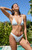 Pacsun Women's Blue & White Floral Rae High Cut Bikini Bottom - 0811451180340997